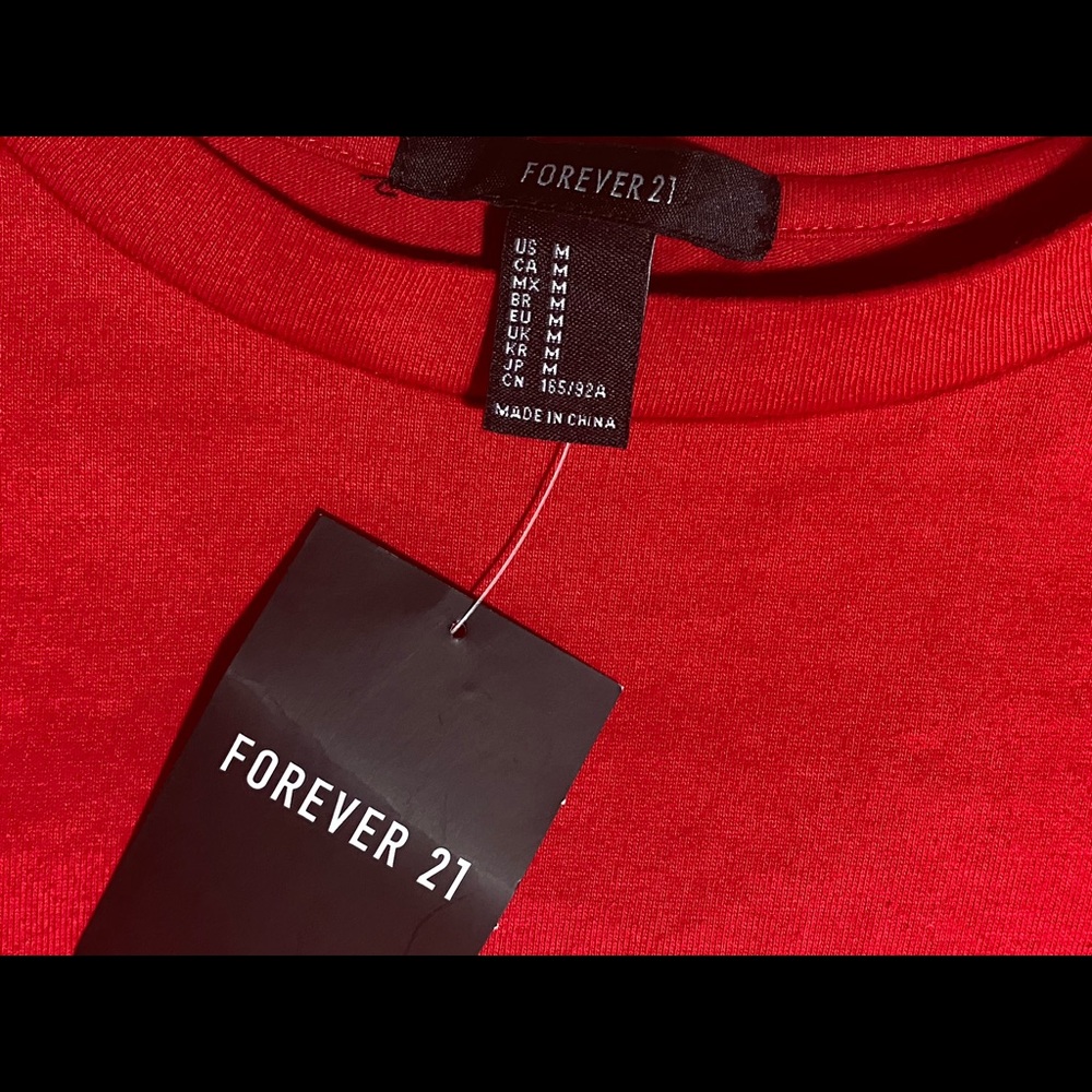 Red Crop Top - Picture 3 of 3